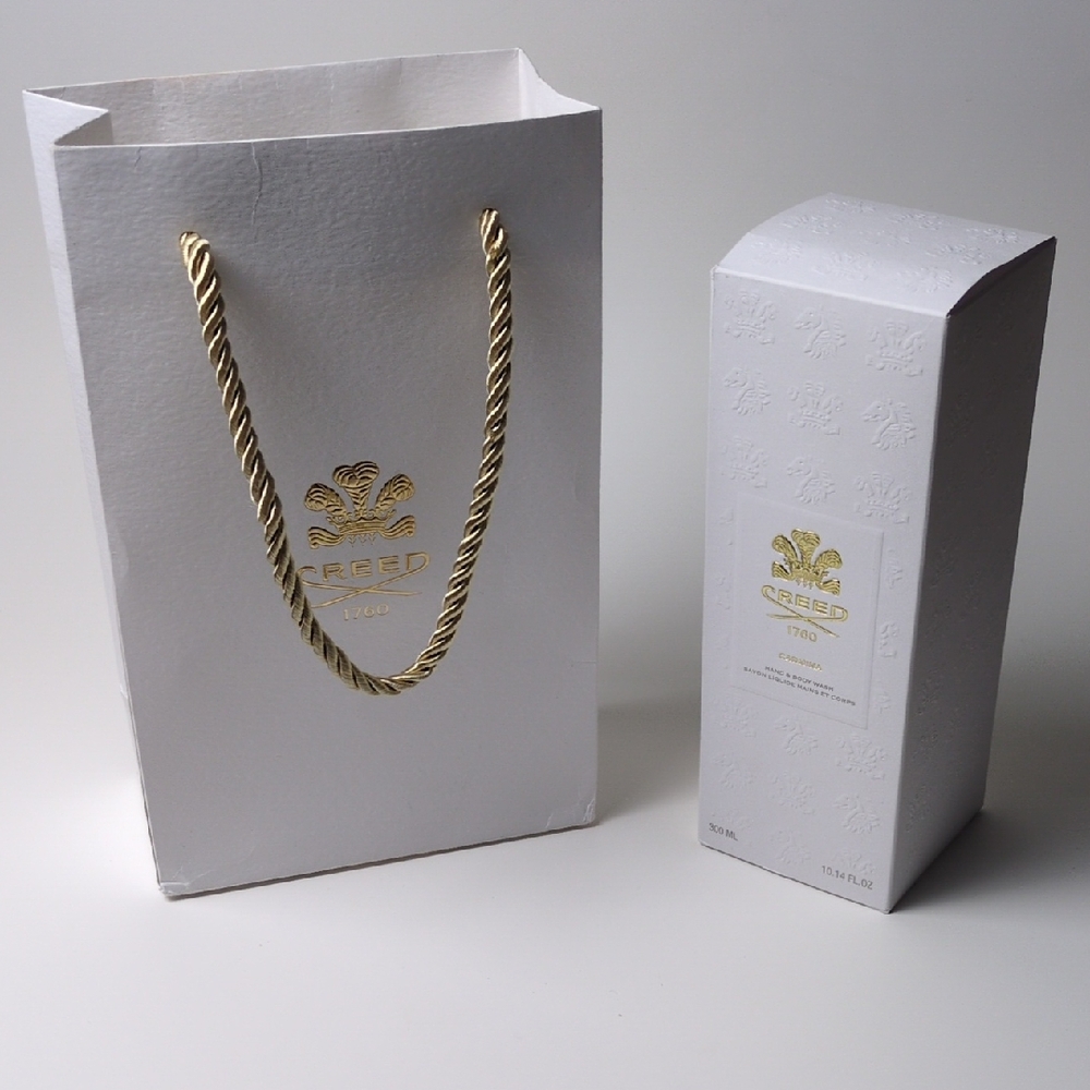 Creed Authentic Mini Shopping Bag with Free *EMPTY* Creed Product Box